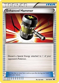 Enhanced Hammer 94/108 Dark Explorers Reverse Holo Pokémon card