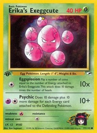 Erika's Exeggcute 077/132 · 1st Edition