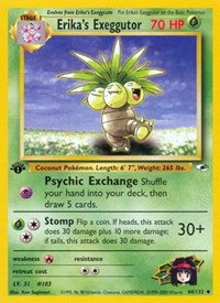 Erika's Exeggutor 044/132 · 1st Edition