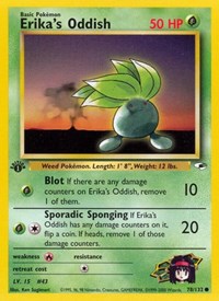 Erika's Oddish 078/132 · 1st Edition