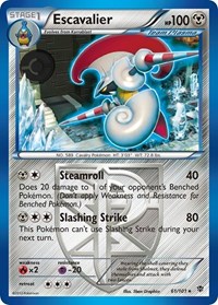 Escavalier (Team Plasma) 61/101 · Reverse Holo