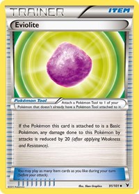 Eviolite 91/101 Noble Victories Reverse Holo Pokémon card