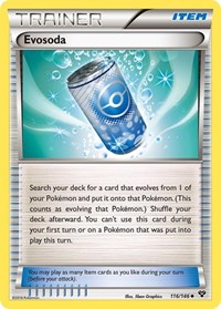 Evosoda 116/146 XY Base Set Reverse Holo Pokémon card