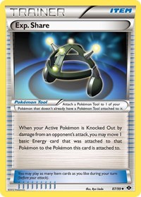 Exp. Share 87/99 Next Destinies Reverse Holo Pokémon card