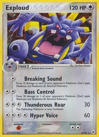 Exploud 6/101 · Reverse Holo