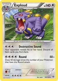 Exploud 107/135 · Reverse Holo