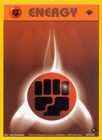 Fighting Energy 127/132 Gym Challenge Pokémon card