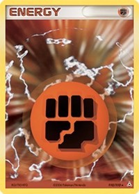Fighting Energy 110/110 EX Holon Phantoms Pokémon card