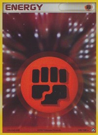 Fighting Energy 108/108 EX Power Keepers Pokémon card
