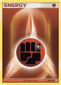 Fighting Energy 128/130 Diamond and Pearl Pokémon card