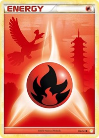 Fire Energy 116/123 HeartGold SoulSilver Pokémon card