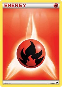 Fire Energy 133/146 XY Base Set Pokémon card