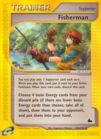 Fisherman 125/144 Skyridge Pokémon card