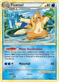 Floatzel 16/95 · Reverse Holo