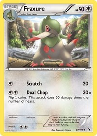 Fraxure 87/101 · Reverse Holo
