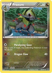 Fraxure 68/101 · Reverse Holo