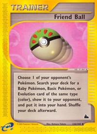 Friend Ball 126/144 Skyridge Reverse Holo Pokémon card