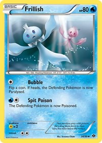 Frillish 34/99 · Reverse Holo