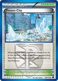 Frozen City (Team Plasma) 100/116 Plasma Freeze Reverse Holo Pokémon card