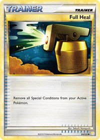 Full Heal 93/123 HeartGold SoulSilver Reverse Holo Pokémon card