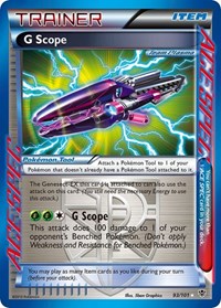 G Scope (Team Plasma) 93/101 Plasma Blast Pokémon card