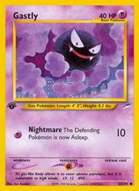 Gastly 065/105 · 1st Edition