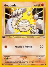 Geodude 44/64 · 1st Edition