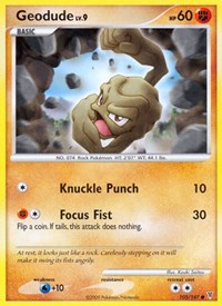 Geodude 105 · Reverse Holo