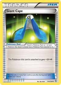 Giant Cape 114/124 Dragons Exalted Reverse Holo Pokémon card