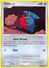 Gible 106 · Reverse Holo
