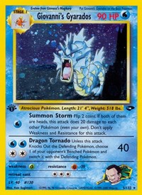 Giovanni's Gyarados 005/132 · 1st Edition