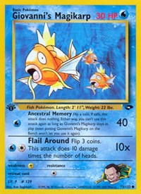 Giovanni's Magikarp 073/132 · 1st Edition