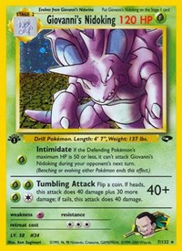Giovanni's Nidoking 007/132 · 1st Edition