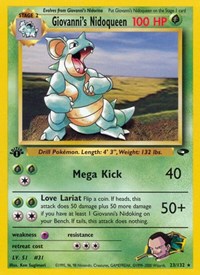 Giovanni's Nidoqueen 023/132 · 1st Edition
