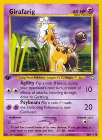 Girafarig 058/111 · 1st Edition