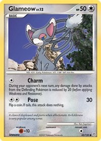 Glameow 83/130 · Reverse Holo