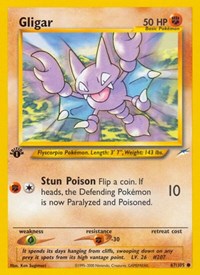 Gligar 067/105 · 1st Edition