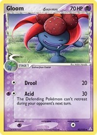 Gloom (Delta Species) 42/110 · Reverse Holo