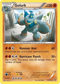 Golurk 72/101 · Reverse Holo