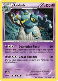 Golurk 59/124 · Reverse Holo