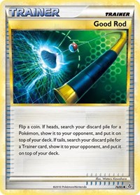 Good Rod 76/95 Unleashed Reverse Holo Pokémon card