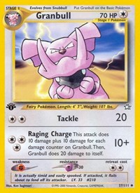 Granbull 037/111 · 1st Edition