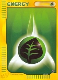 Grass Energy 162/165 Expedition Pokémon card
