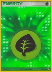 Grass Energy 103/108 EX Power Keepers Pokémon card