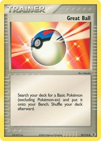 Great Ball 92/112 EX FireRed & LeafGreen Reverse Holo Pokémon card