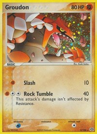 Groudon 5/106 · Reverse Holo