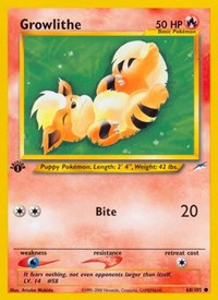 Growlithe 068/105 · 1st Edition