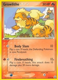 Growlithe 55/92 · Reverse Holo