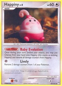 Happiny 52/123 · Reverse Holo