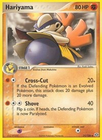 Hariyama 31/106 · Reverse Holo